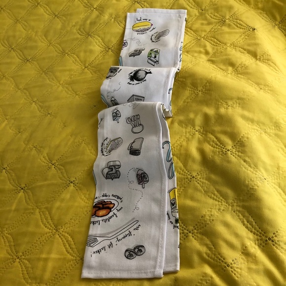 Chanukah: pot holder, oven mitt, tea towel, bag - Picture 10 of 13